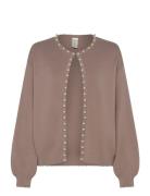 Yasfonny Ls Pearl Knit Cardigan S. - D2D YAS Beige