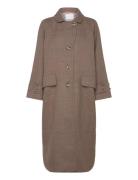 Kiara Coat Native Wool Naja Lauf Brown