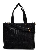 Iris Crinkled Velvet Large Shopping Juicy Couture Black