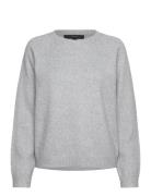 Vmdoffyshine Ls O-Neck Blouse Rep Noos Vero Moda Grey