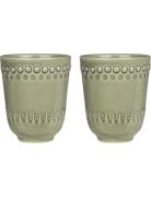 Daisy Mug 2-Pack PotteryJo Khaki