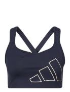 Tlrd Impact Training High Support Logo Bra Adidas Performance Blue