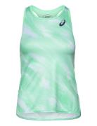 Women Match Graphic Tank Asics Green