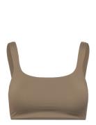 Square Neck Bikini Top Casall Brown