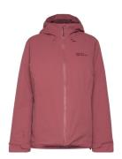 Wisper Ins Jkt W Jack Wolfskin Burgundy