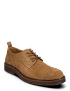 Biaerik Derby Shoe Suede Bianco Brown