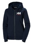 W Hh Logo Full Zip Hoodie 2.0 Helly Hansen Navy