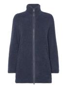 High Curl Coat W Jack Wolfskin Navy