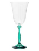 Jade Wine Glass Anna + Nina Green