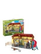 Schleich Farm World Horse Stable Schleich Patterned