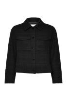 Tweed Blazer Jacket GANT Black