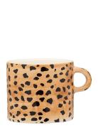 Leopard Mug Anna + Nina Brown