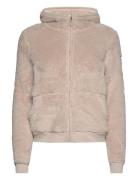 Onpfluffy Hood Fz Ls Jck Only Play Beige