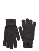 Ribbed Gloves French Connection Grey