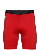 Hml First Performance Tight Shorts Hummel Red