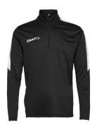 Progress Halfzip Ls Tee M Craft Black