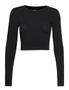 Crop Long Sleeve Casall Black