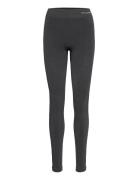 Hmlci Seamless Mid Waist Tights Hummel Black