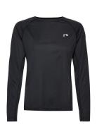 Women Core Running T-Shirt L/S Newline Black