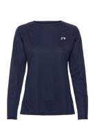 Women Core Running T-Shirt L/S Newline Navy