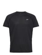 Men Core Running T-Shirt S/S Newline Black