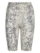 Oat White Viper Biker Shorts Aim´n Patterned