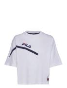 Zug Cropped Wide Tee FILA White