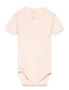 Baby Rib Jersey Body Crossover W. Ss Copenhagen Colors Pink