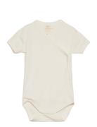 Baby Rib Jersey Body Crossover W. Ss Copenhagen Colors Cream