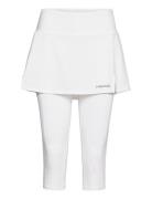 Club 3/4 Tights Skort Women Head White