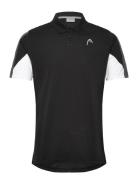 Club 22 Tech Polo Shirt Men Head Black