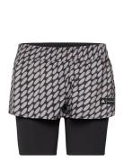 Adidas X Marimekko Run Icons 3 Bar Logo 2-In-1 Running Shorts Adidas P...