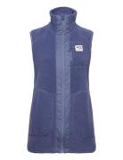 Sanne Pile Vest Long Kari Traa Blue