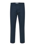 Slh172-Slimtape Brody Linen Pant Noos Selected Homme Navy