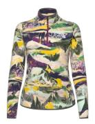 W 100 Glacier Printed 1/4 Zip - Eu The North Face Patterned