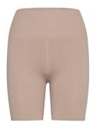 Studio Seamless Rib Shorts Björn Borg Beige