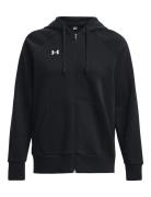 Ua Rival Fleece Fz Hoodie Under Armour Black