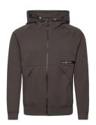 Race Bonded Zip Hood Sail Racing Brown