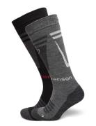 Core Ski Sock 2P Tenson Grey