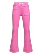 Trousers Flare Twill Stretch F Lindex Pink