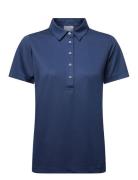 Ladies Performance Polo BACKTEE Navy