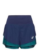 Nagino Tennis 3.5In 2-N-1 Layer Short Asics Blue