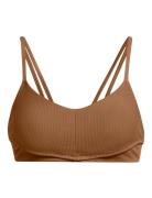 Meridian Rib Bralette Under Armour Brown