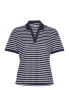 W Everyday Stripe Pique Polo PUMA Golf Navy