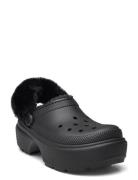 Stomp Lined Clog Crocs Black