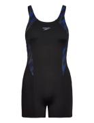 Womens Hyperboom Splice Legsuit Speedo Black