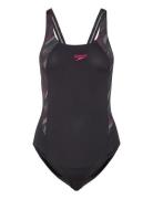 Womens Hyperboom Splice Muscleback 1 Pc Speedo Black