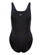 Womens Hyper Boom Splice Muscleback Speedo Black