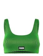 Puma Swim Women Ribbed Scoop Neck T Puma Swim Green