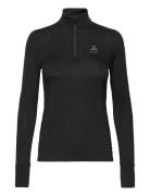 Odlo Bl Top Turtle Neck L/S Half Zip Merino 200 Odlo Black